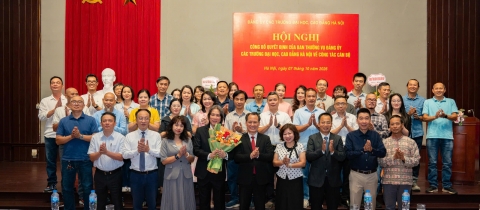 TRƯỜNG ĐẠI HỌC MỸ THUẬT VIỆT NAM TỔ CHỨC HỘI NGHỊ CÔNG BỐ QUYẾT ĐỊNH CHUẨN Y CHỨC DANH BÍ THƯ ĐẢNG ỦY NHIỆM KỲ 2025 - 2030